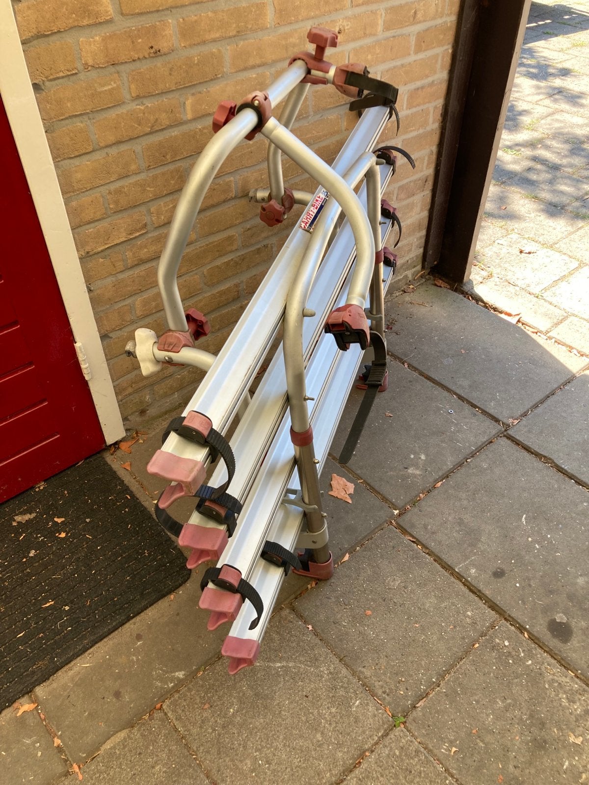 Fiamma Carry-Bike fietsendrager voor 4 fietsen, Ophalen of Verzenden, 3 fietsen of meer, Gebruikt, Achterklepdrager