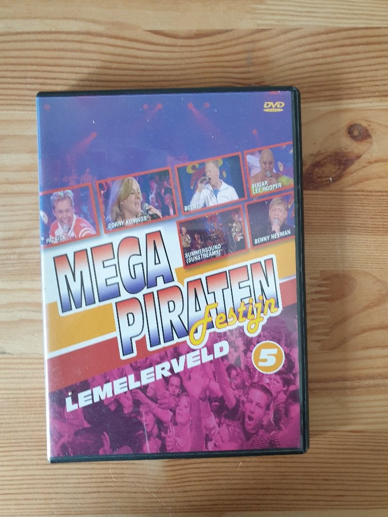 DVD - Mega Piraten Festijn Lemelerveld No. 5, Cd's en Dvd's, Alle leeftijden, Ophalen of Verzenden, Gebruikt