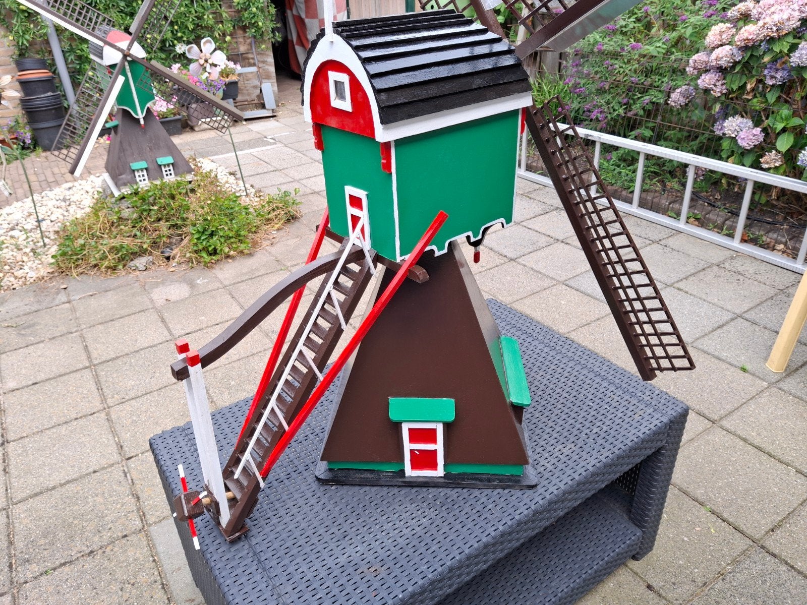 tuin decoratief, Gelijkstroom of Wisselstroom, Brug, Tunnel of Gebouw, Nieuw, Ophalen