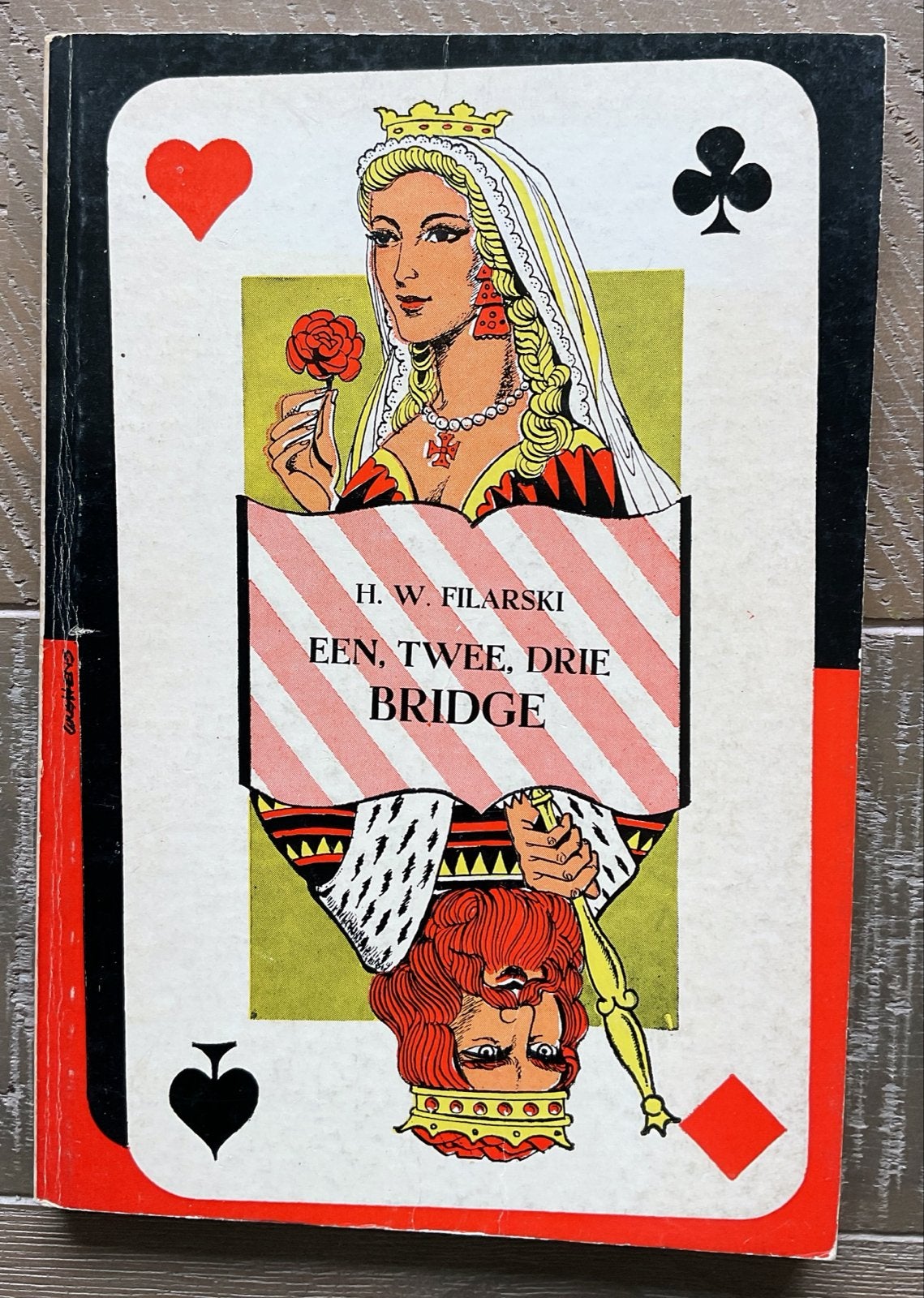 H.W. Filarski - Een, Twee, Drie Bridge (Vintage Boek), Boeken, Ophalen of Verzenden, Gelezen, Nederland