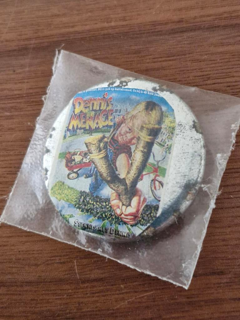 232 Dennis the Menace Button, Ophalen of Verzenden
