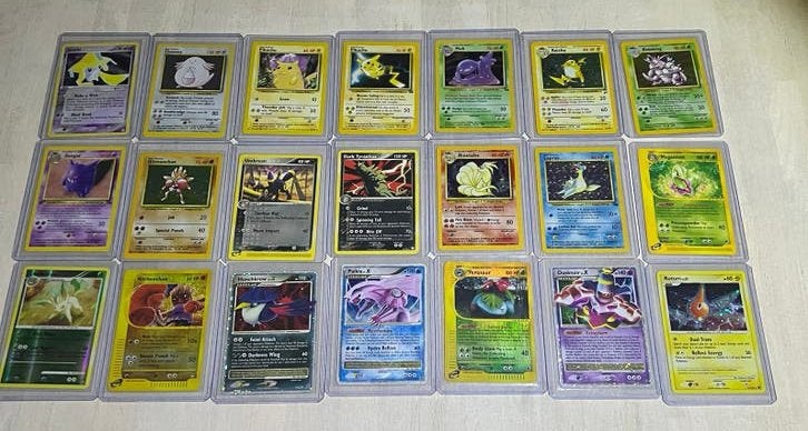 Pokémon zeldzame vintage collectie 🔥-  Gem (Mint) Near mint, Ophalen, Zo goed als nieuw