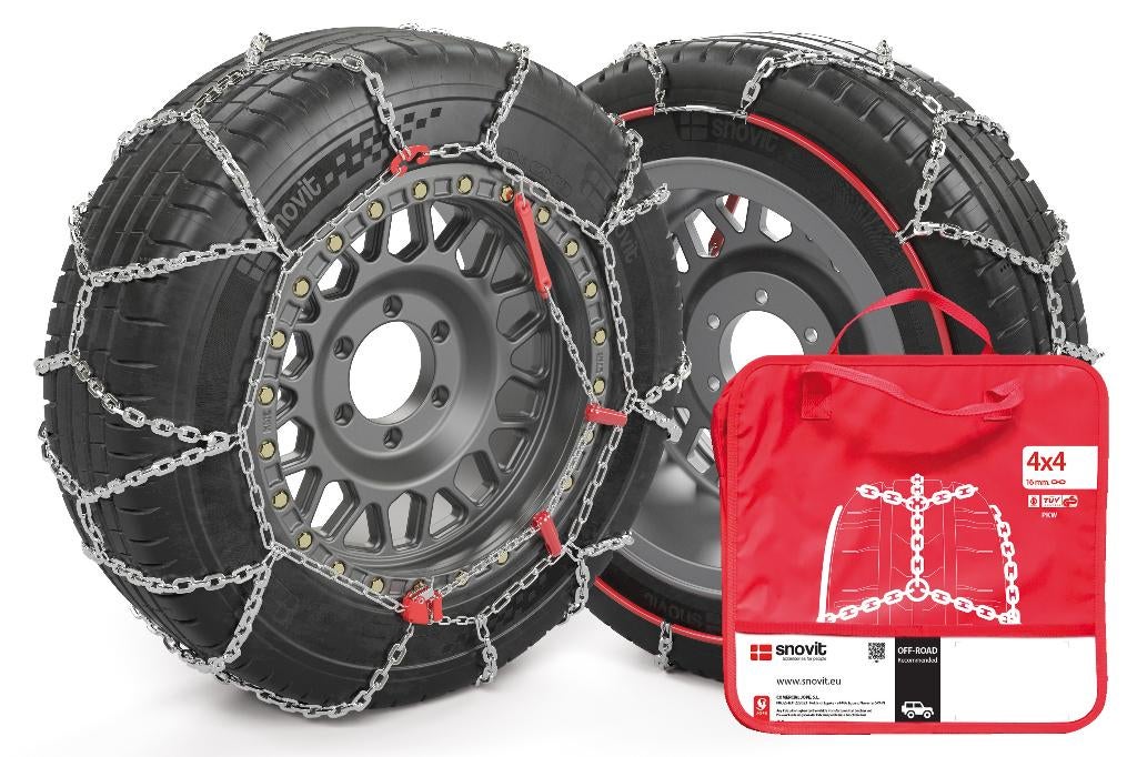 Te huur: Sneeuwkettingen voor 4x4 (schakel van 16 mm), Ophalen of Verzenden, Nieuw
