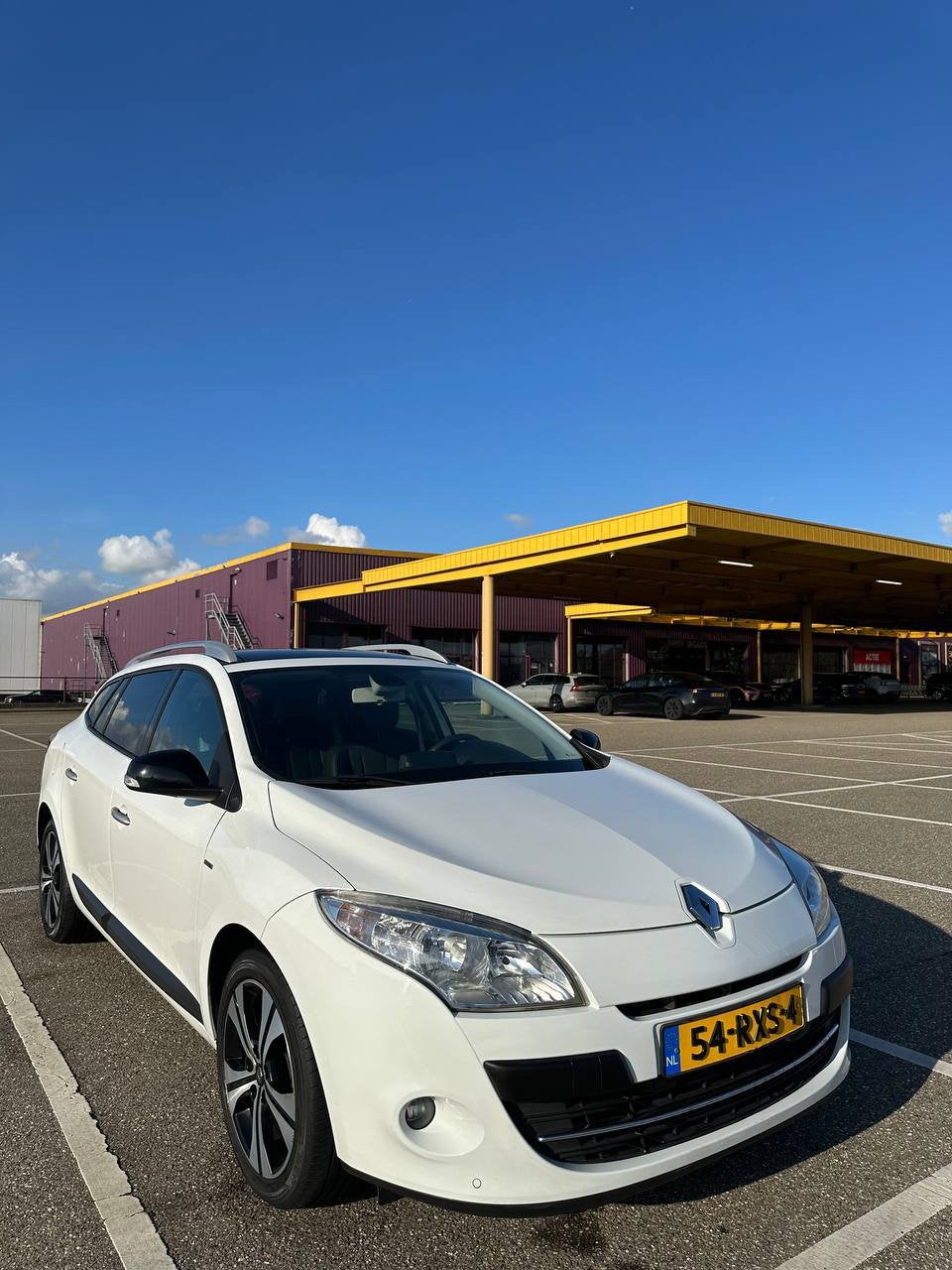 Renault Mégane 1.4 16V TCE 96KW Estate 2011 Wit, Auto's, Renault, Voorwielaandrijving, 4 cilinders, Wit, Origineel Nederlands