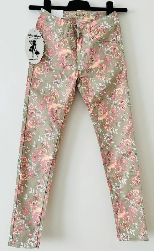 Gloednieuwe superchique katoen broek, Broek, Mini Mignon, Meisje, Nieuw