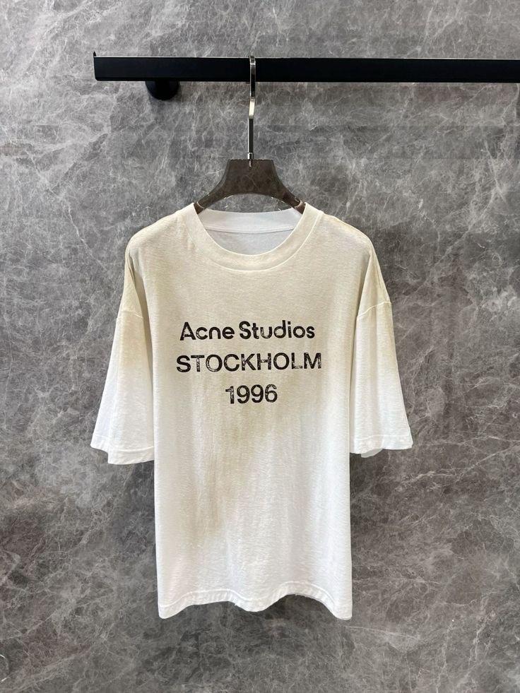 Acne Studios STOCKHOLM 1996 T-shirt, Maat 38/40 (M), Wit, Ophalen of Verzenden, Zo goed als nieuw