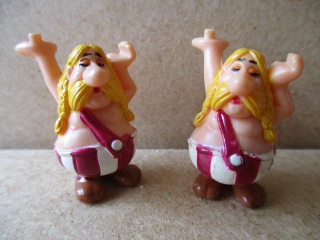adv10865 asterix poppetje 13, Verzamelen, Ophalen, Asterix en Obelix, Gebruikt, Beeldje of Figuurtje