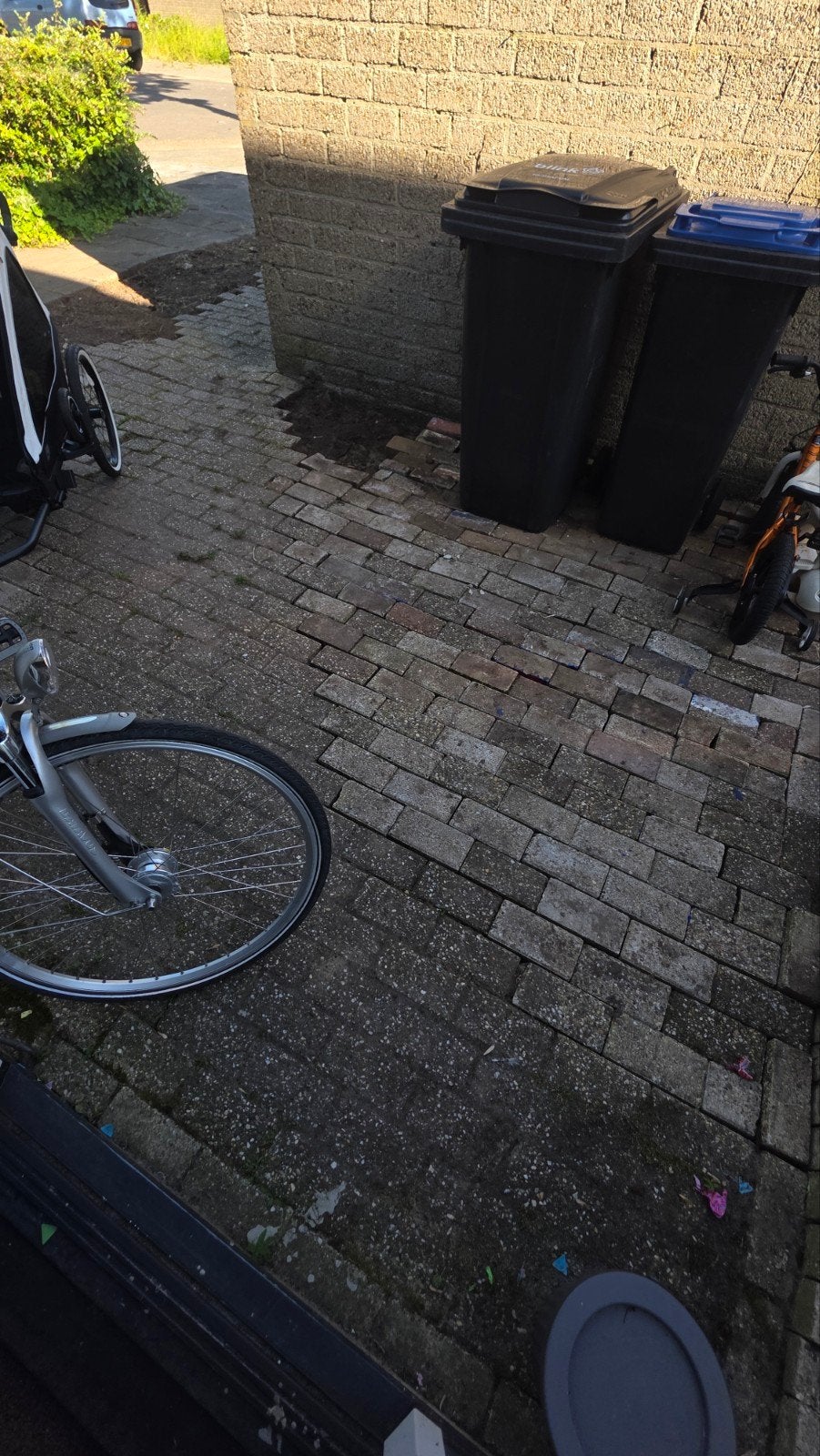 Gratis klinkers/twgwls af te halen, Tuin en Terras, Tegels en Klinkers, Gebruikt, Klinkers, Beton, 10 m² of meer, Ophalen