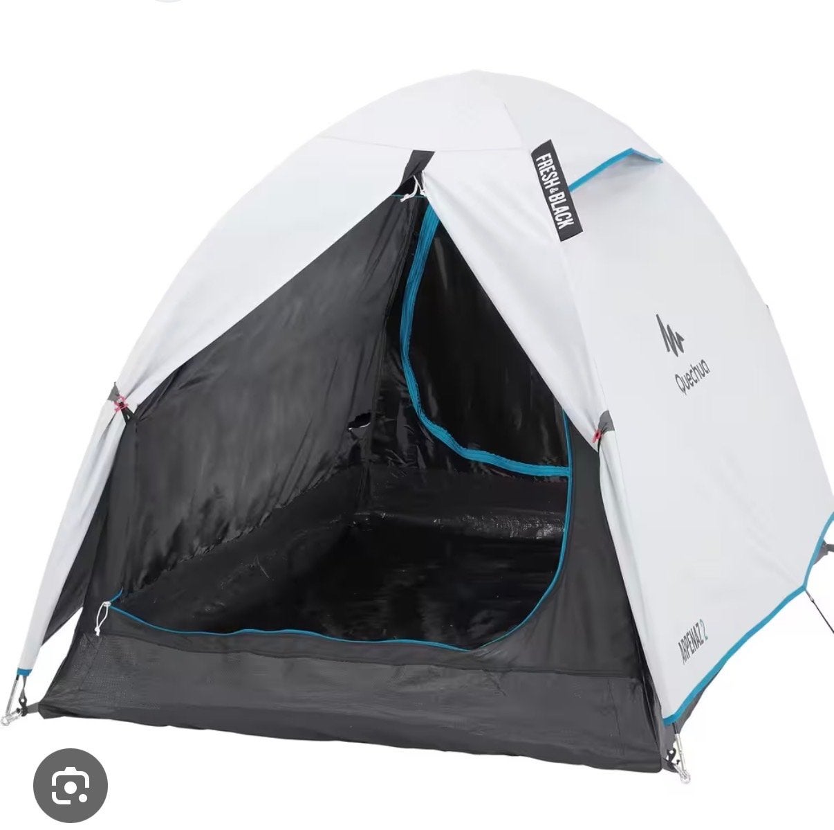 Quechua Arpenaz tent - Slechts één vakantie gebruikt, Caravans en Kamperen, Ophalen of Verzenden, Zo goed als nieuw, Tot en met 2