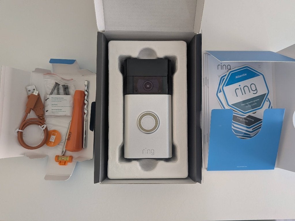 Ring Video Doorbell (Gen 2), Ophalen of Verzenden, Bewegingsdetectiesensor, Zo goed als nieuw