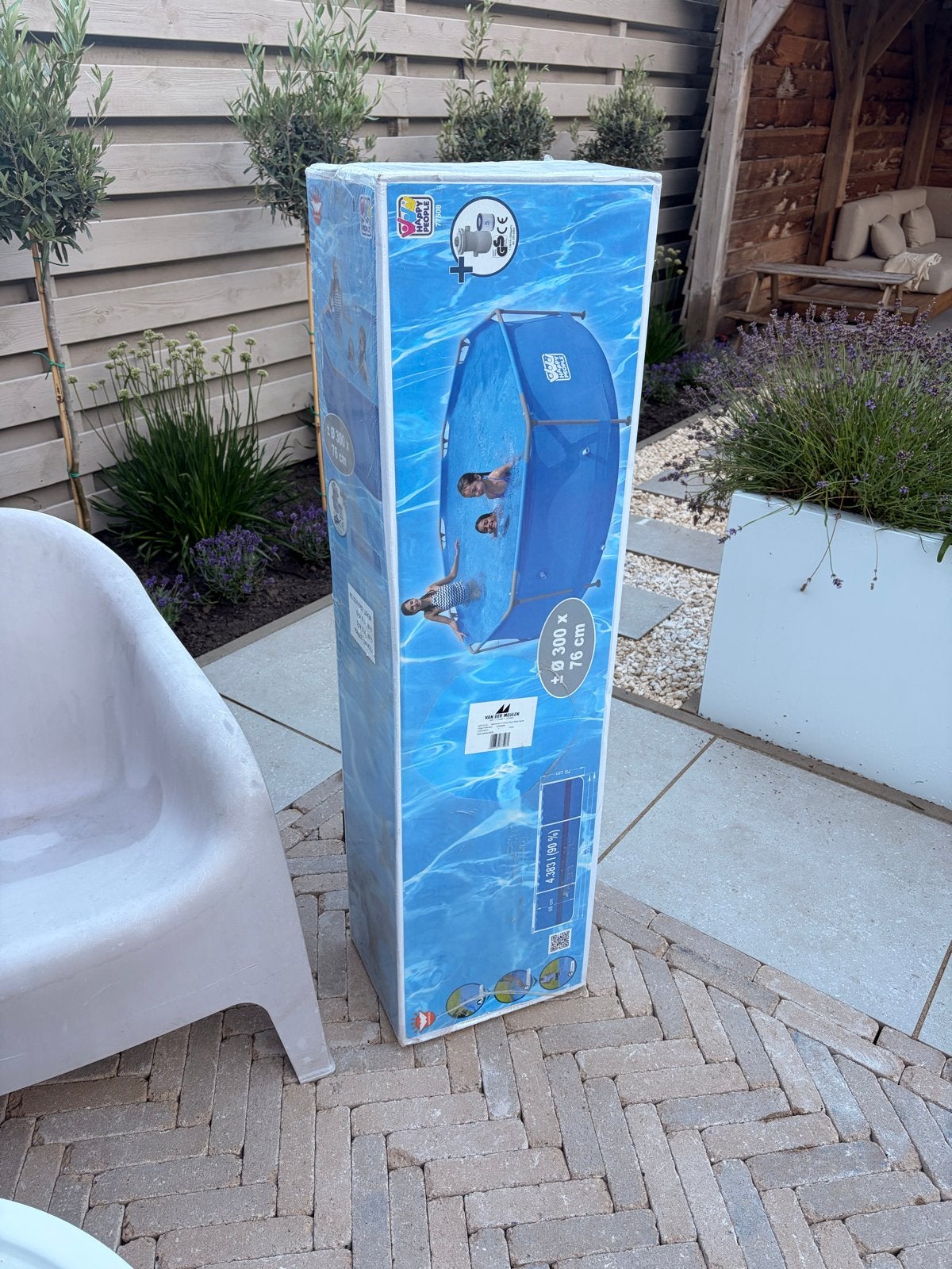Nieuw! Wehncke zwembad Ø 300 x 76 cm INCL FILTERPOMP!, Ophalen, Rond, Nieuw, Opzetzwembad