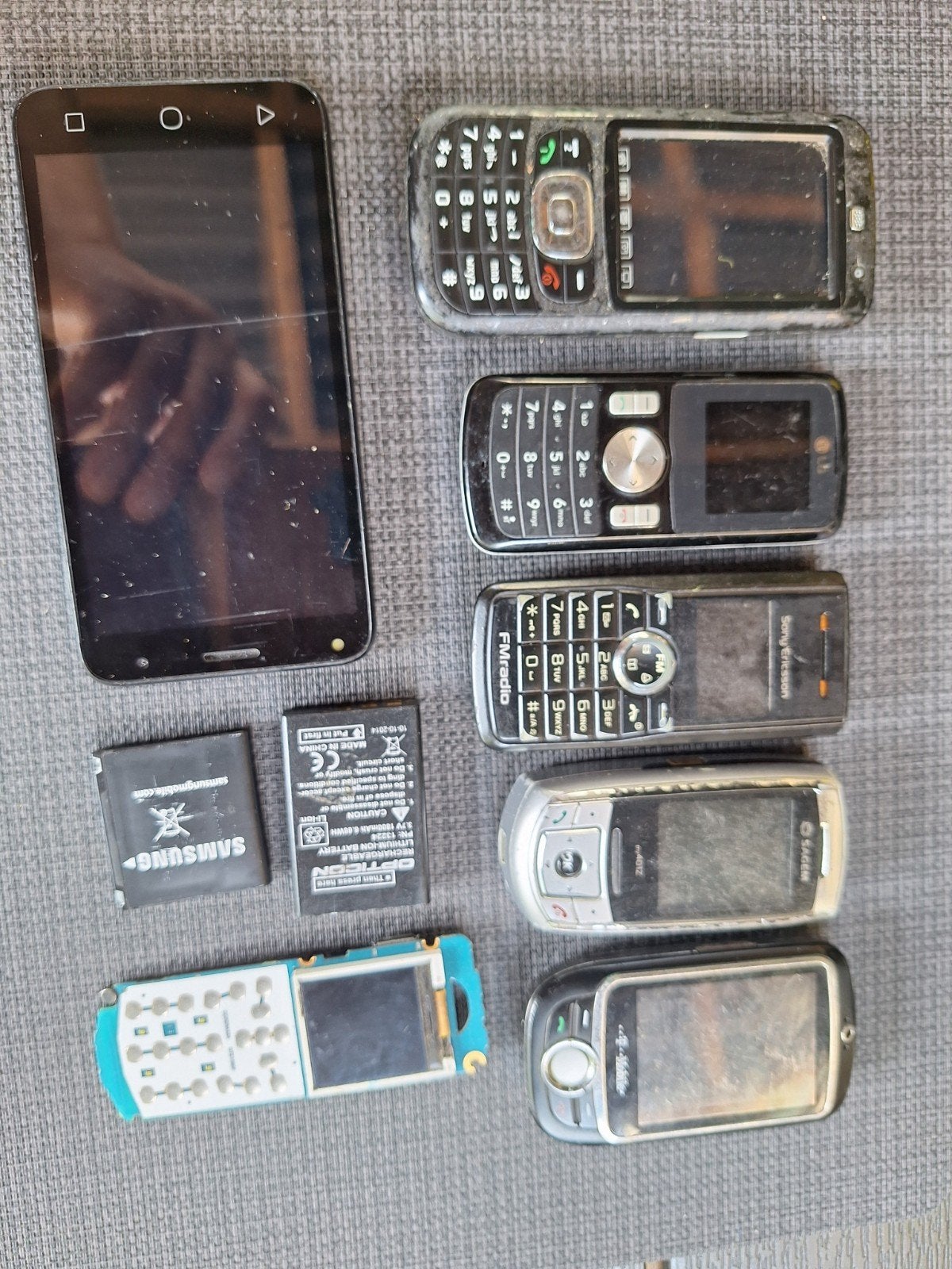 Partij oude telefoons, Ophalen of Verzenden, Zwart