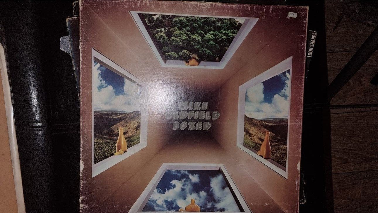 4 x LP Mike Oldfield - Boxed (Boxset LP), Boxset, Ophalen of Verzenden, Gebruikt, 12 inch