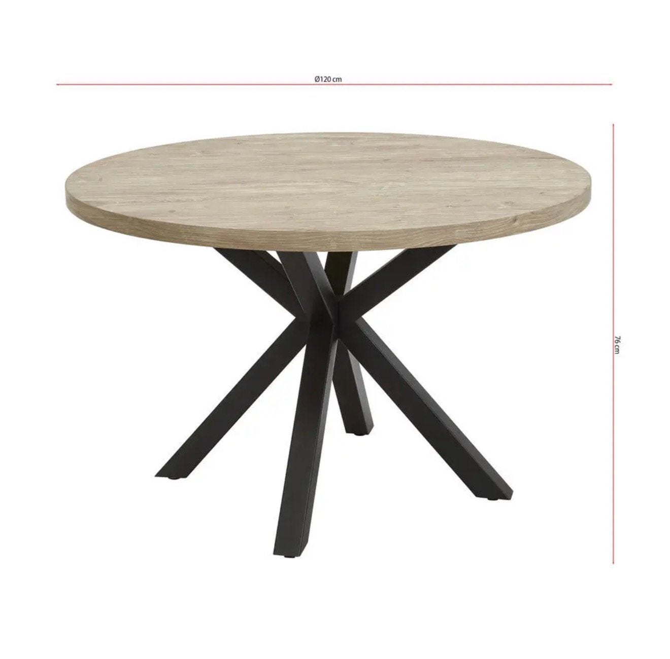 Eettafel Naturel, Ophalen, Zo goed als nieuw, Rechthoekig, 100 tot 150 cm