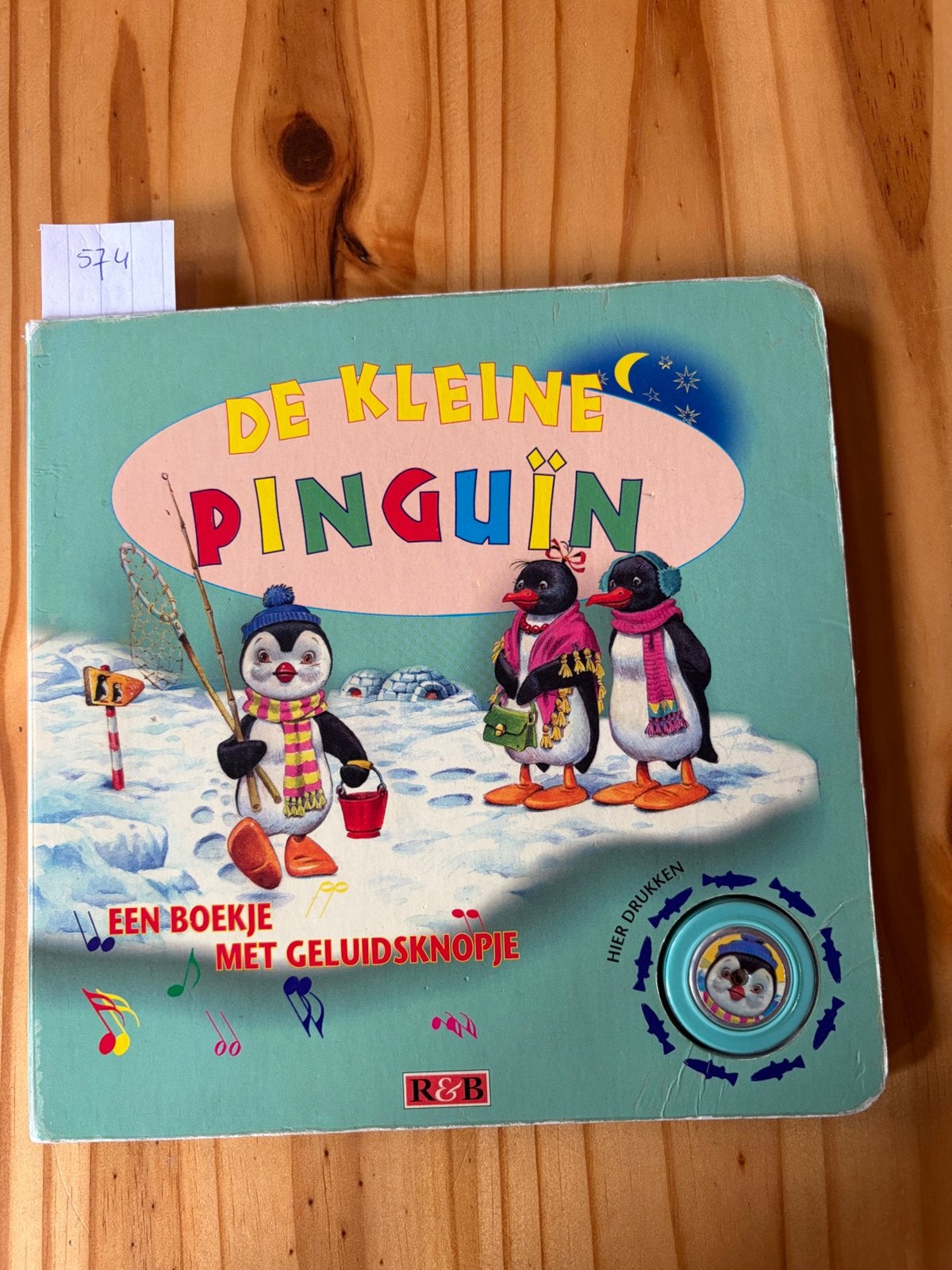 De kleine pinguin, geluidsknopje kapot, Ophalen of Verzenden, Zo goed als nieuw