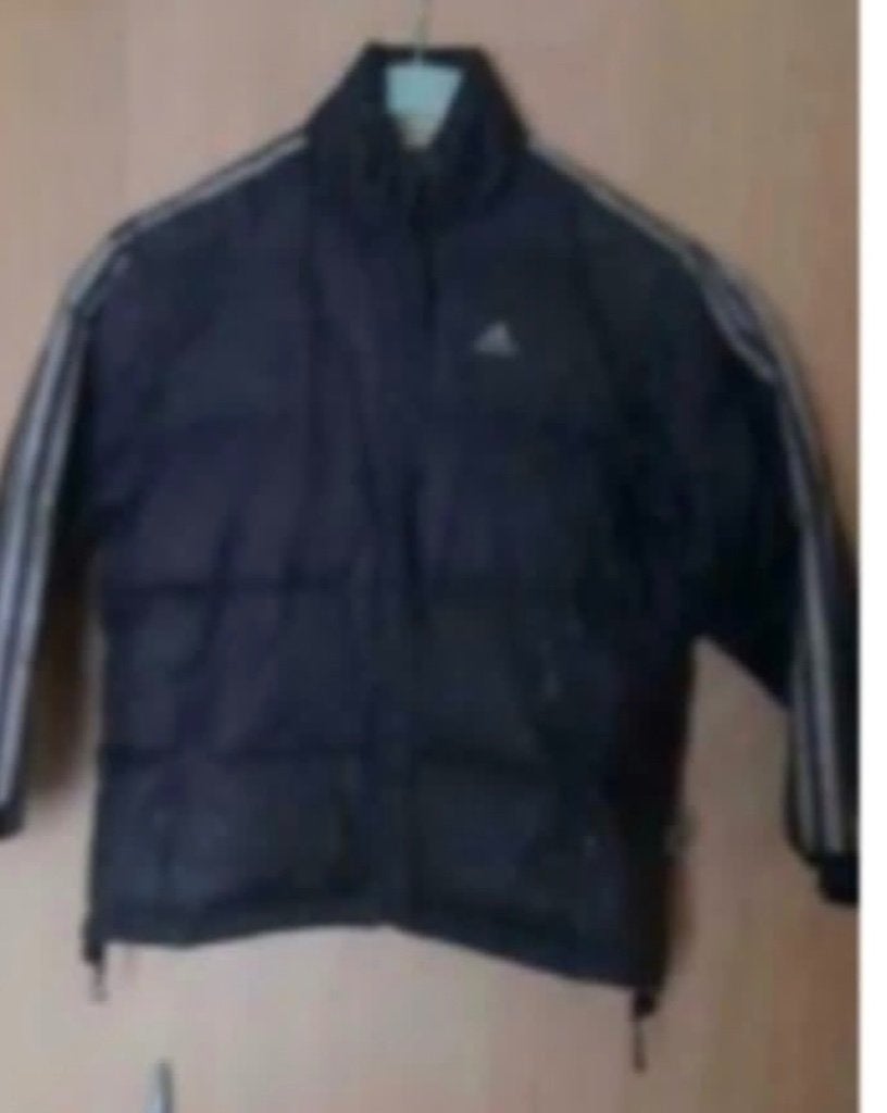 Blauwe winterjas maat 140 van Adidas, Ophalen of Verzenden, Zo goed als nieuw, Jongen, Jas