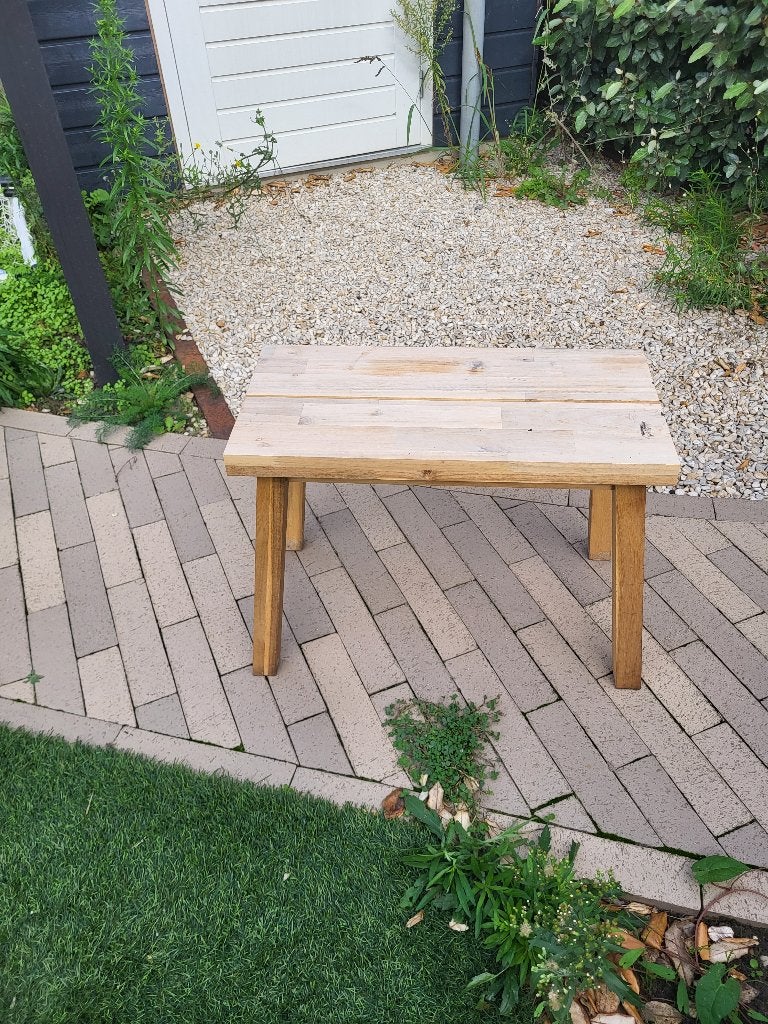 Ikea Skogsta Bankje, Ophalen, Zo goed als nieuw, Hout