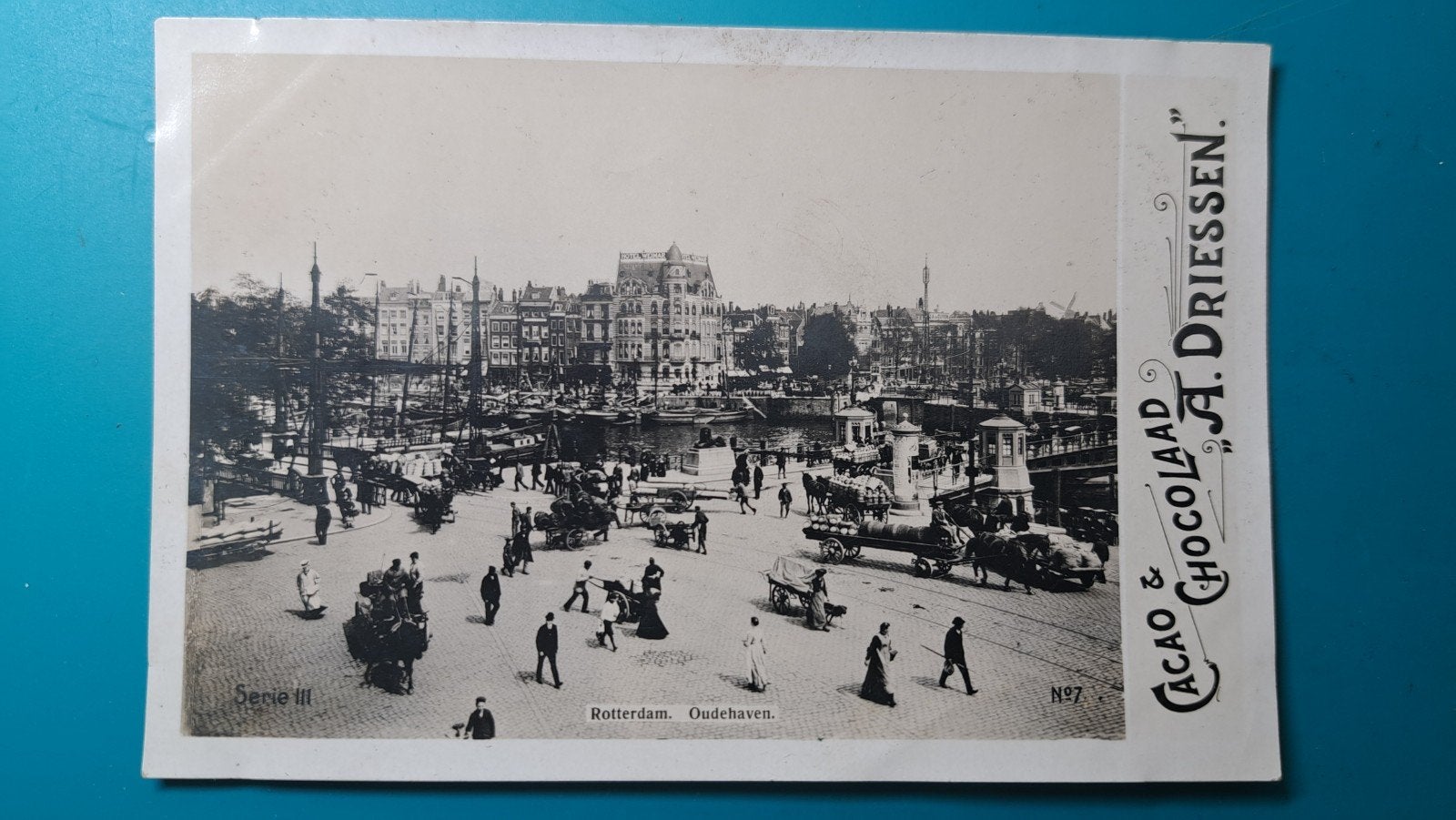 Rotterdam Oudehaven A. Driessen Cacao & Chocolaad, Ophalen of Verzenden, Voor 1920, Ongelopen, Zuid-Holland