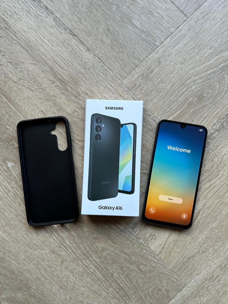 Samsung Galaxy A16 | Als nieuw | Zwart | 128GB, Ophalen, Zwart, Touchscreen, Zo goed als nieuw
