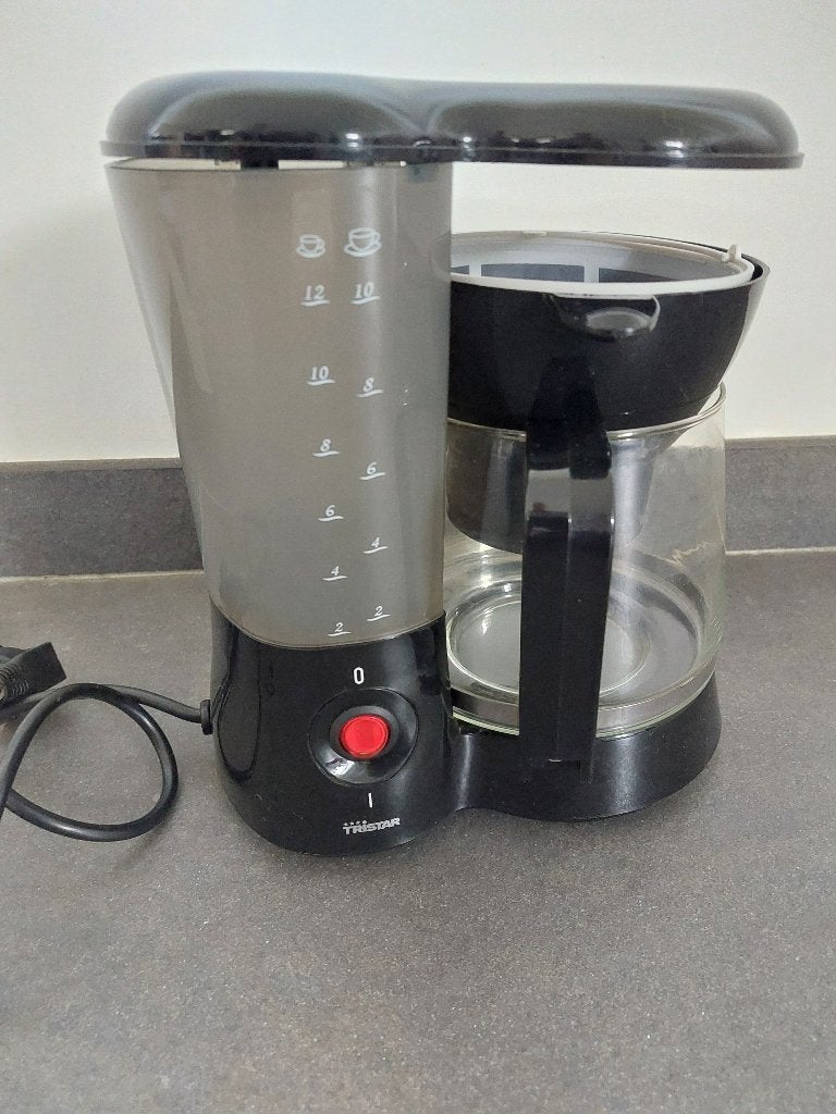 Tristar koffiezetapparaat camper caravan type KZ 2211 filter, Gebruikt, Overige modellen, 10 kopjes of meer, Gemalen koffie