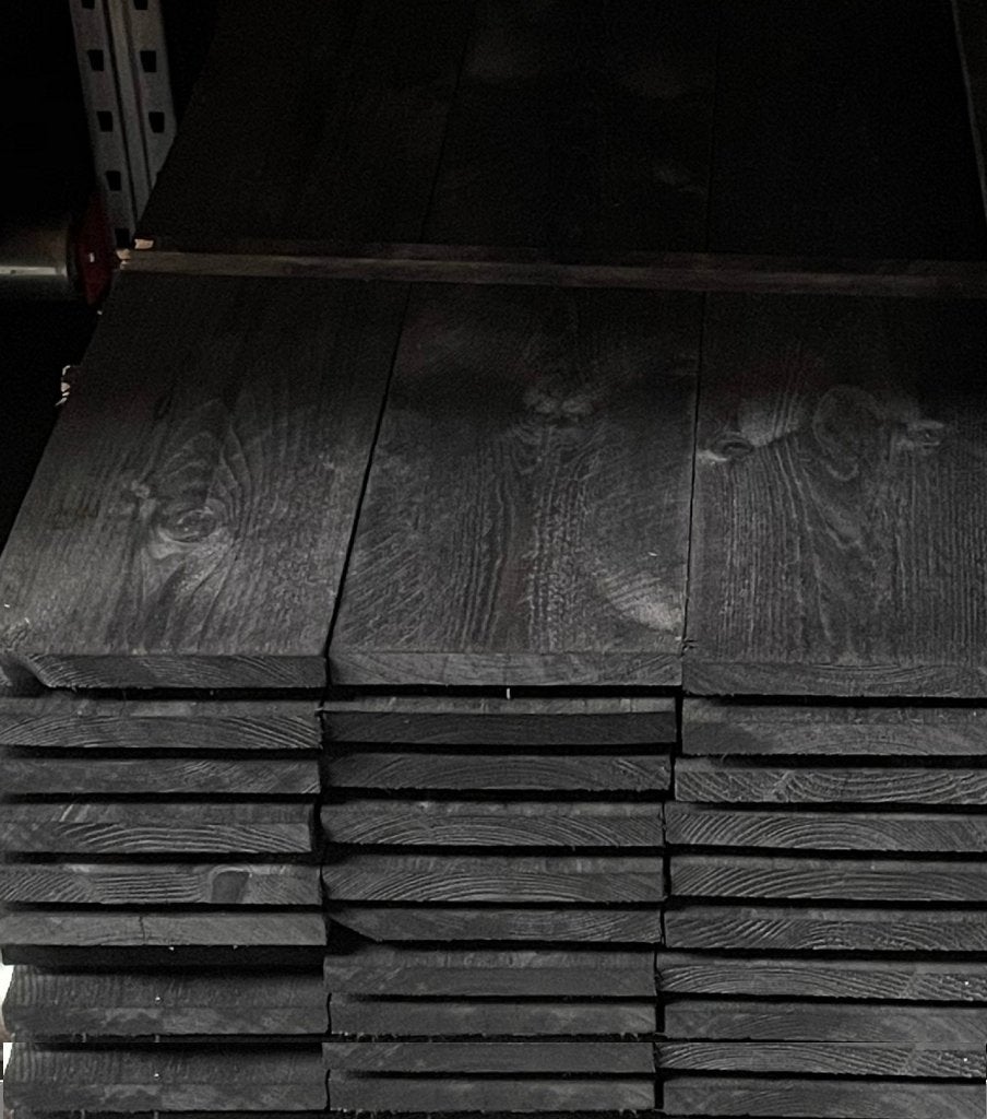 Kantplank Douglas zwart 22 x 200 x 4000 mm, Ophalen, Nieuw, 250 cm of meer, Planken
