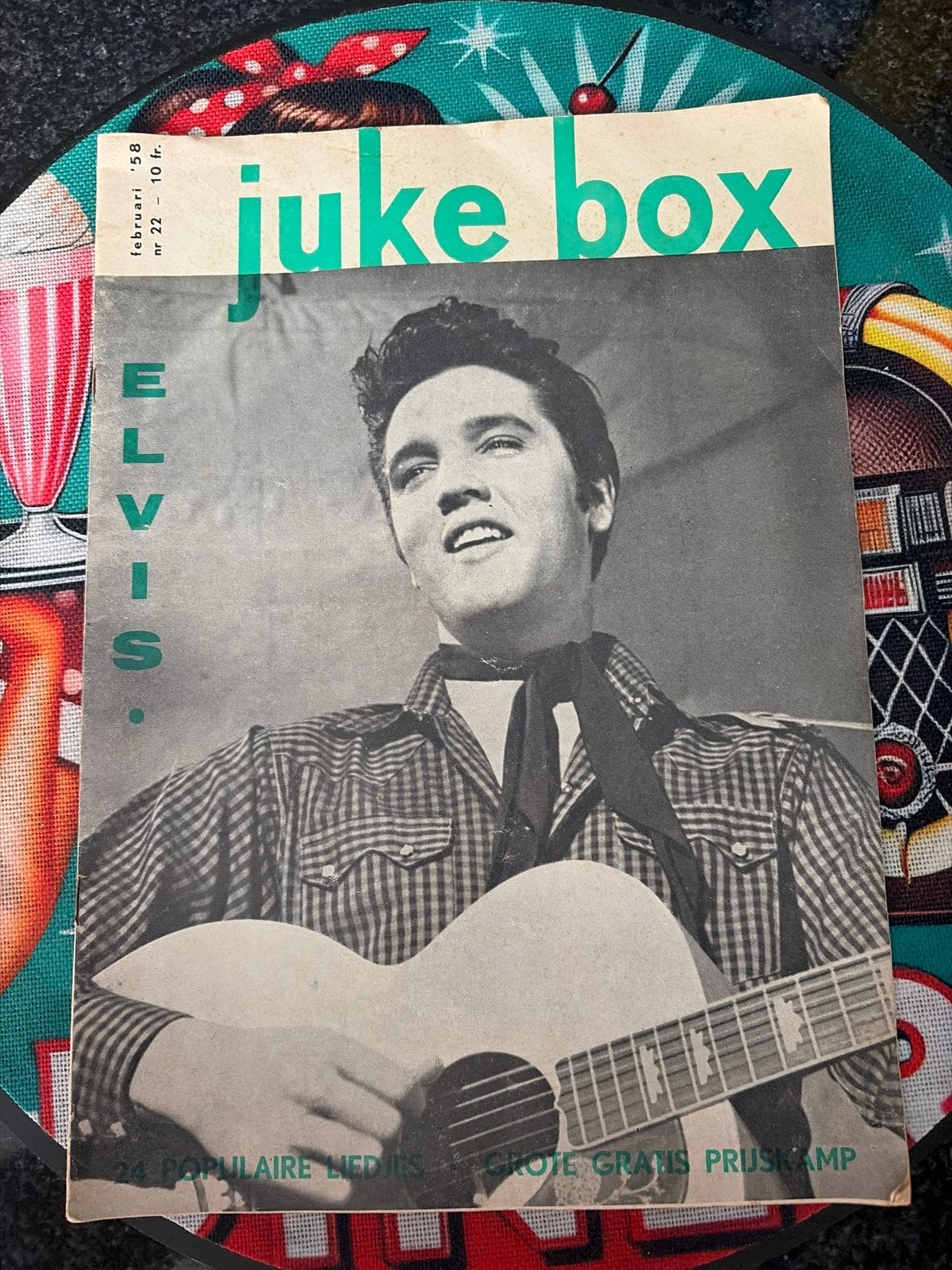 Jukebox Magazine Februari '58 met Elvis Presley, Ophalen of Verzenden, Gelezen, Muziek, Film of Tv