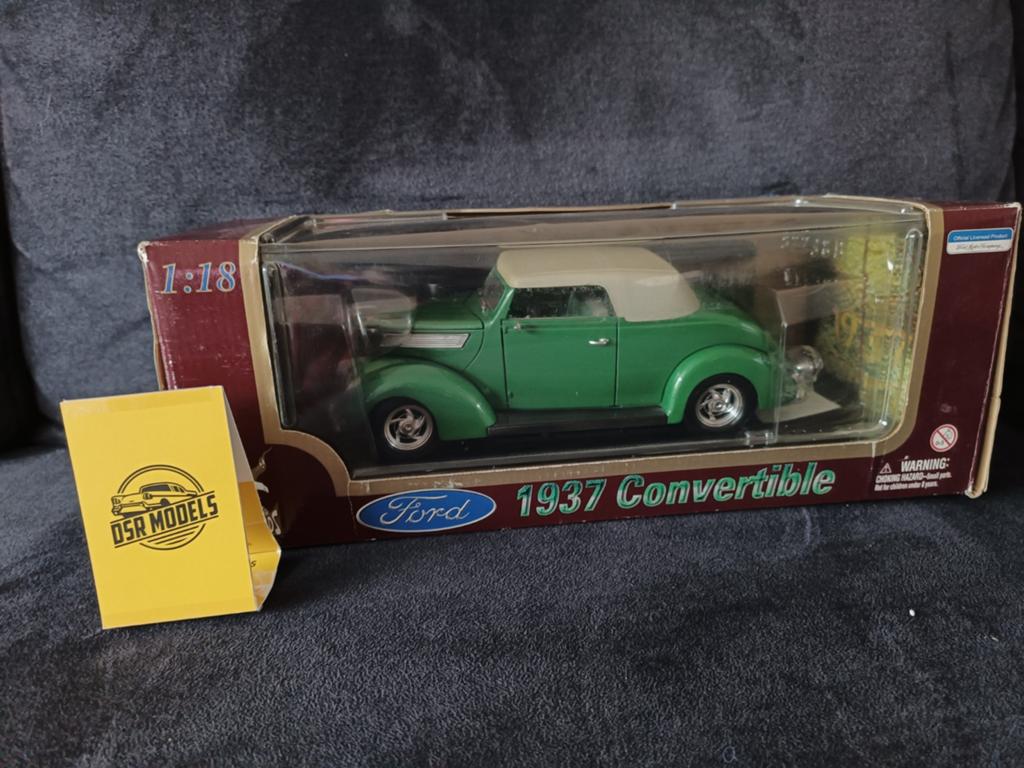 1:18 1937 Ford Convertible, Overige merken, S, Auto, R