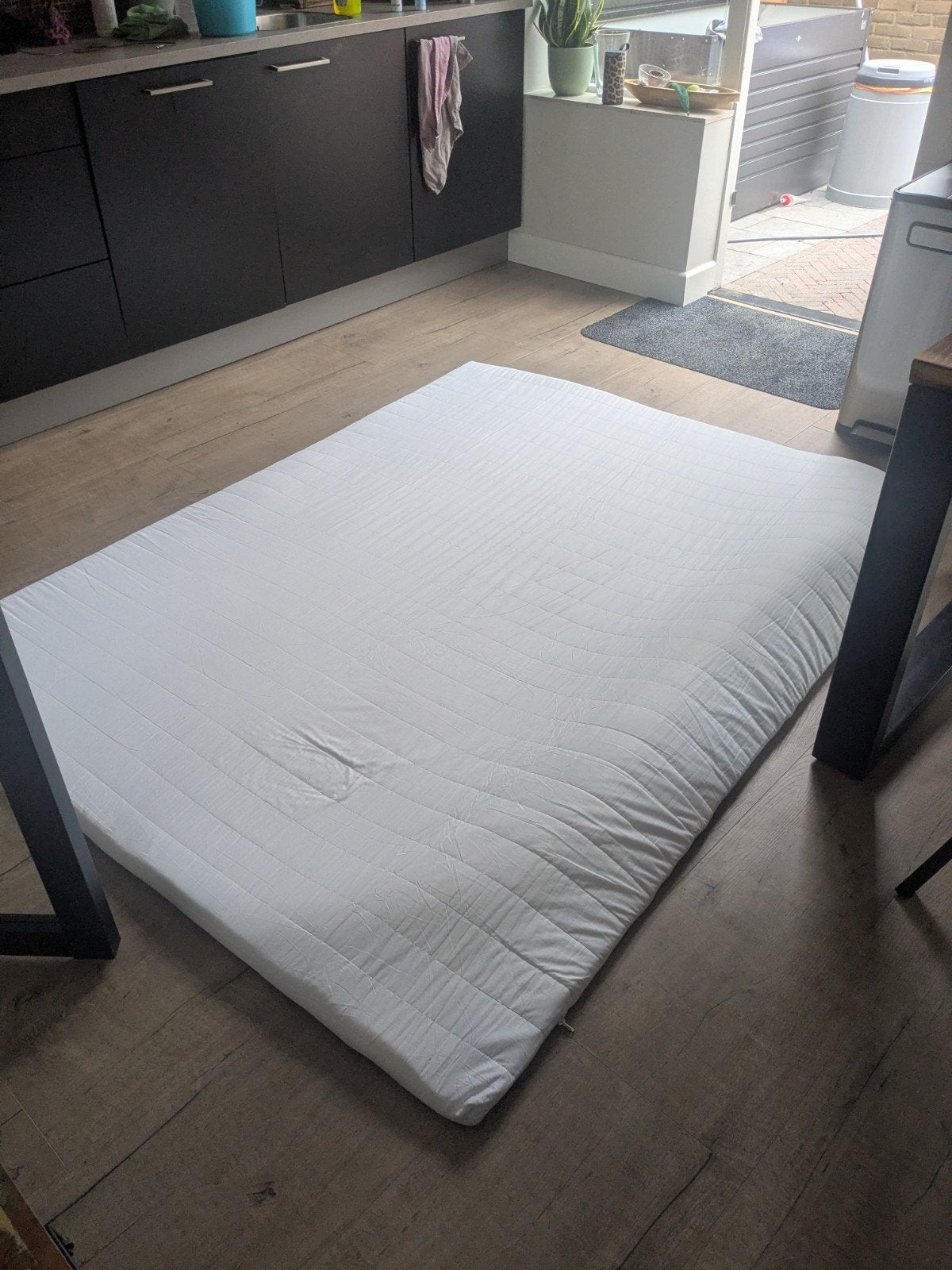Topper 160x200cm, 4 cm dik 4 nachten op geslapen. formaat nu, Ophalen of Verzenden, Nieuw, Tweepersoons, 160 cm