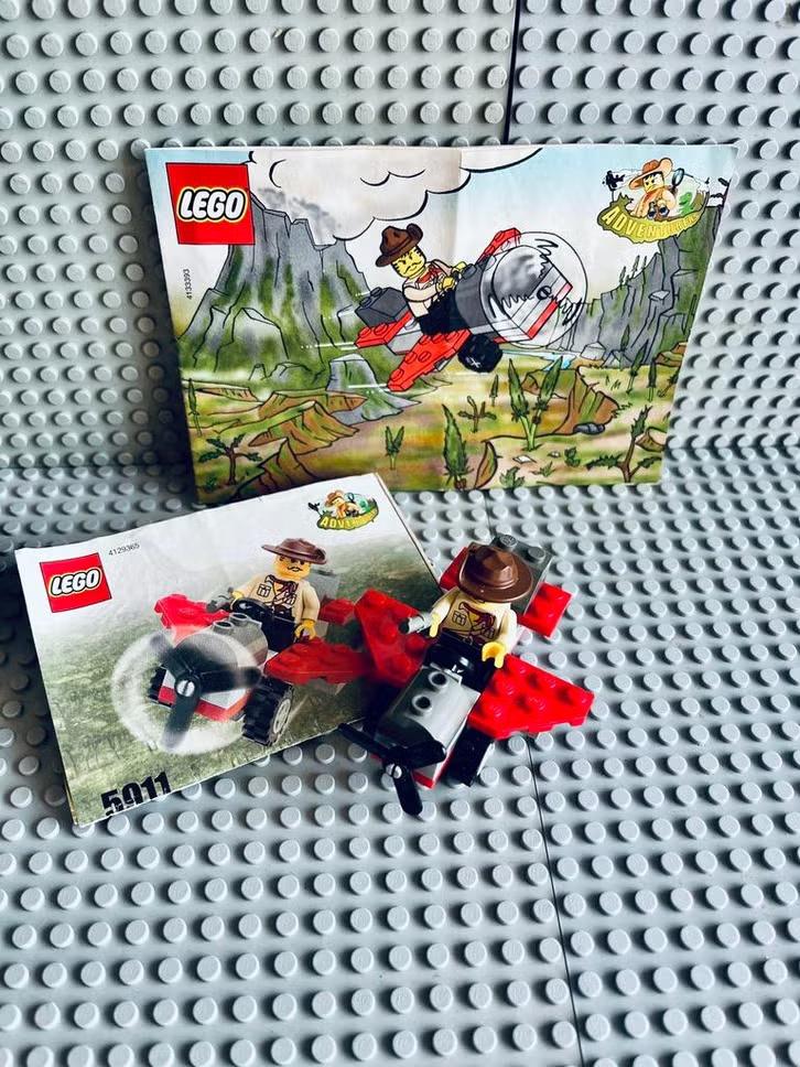 LEGO Dino Island 5911 Johnny Thunder’s Plane, Compleet, Gebruikt, Overige thema's, Lego