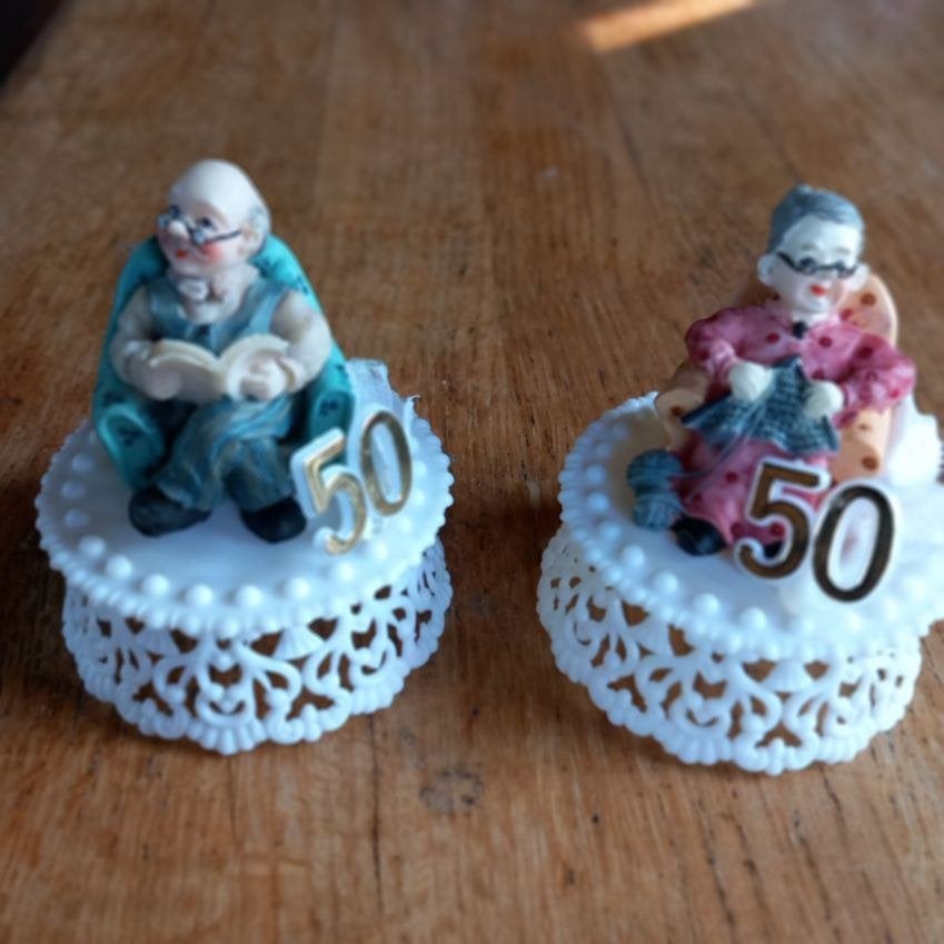 Sarah + abraham 50 jaar,, Hobby en Vrije tijd, Feestartikelen, Ophalen of Verzenden, Nieuw, Versiering, Abraham of Sarah