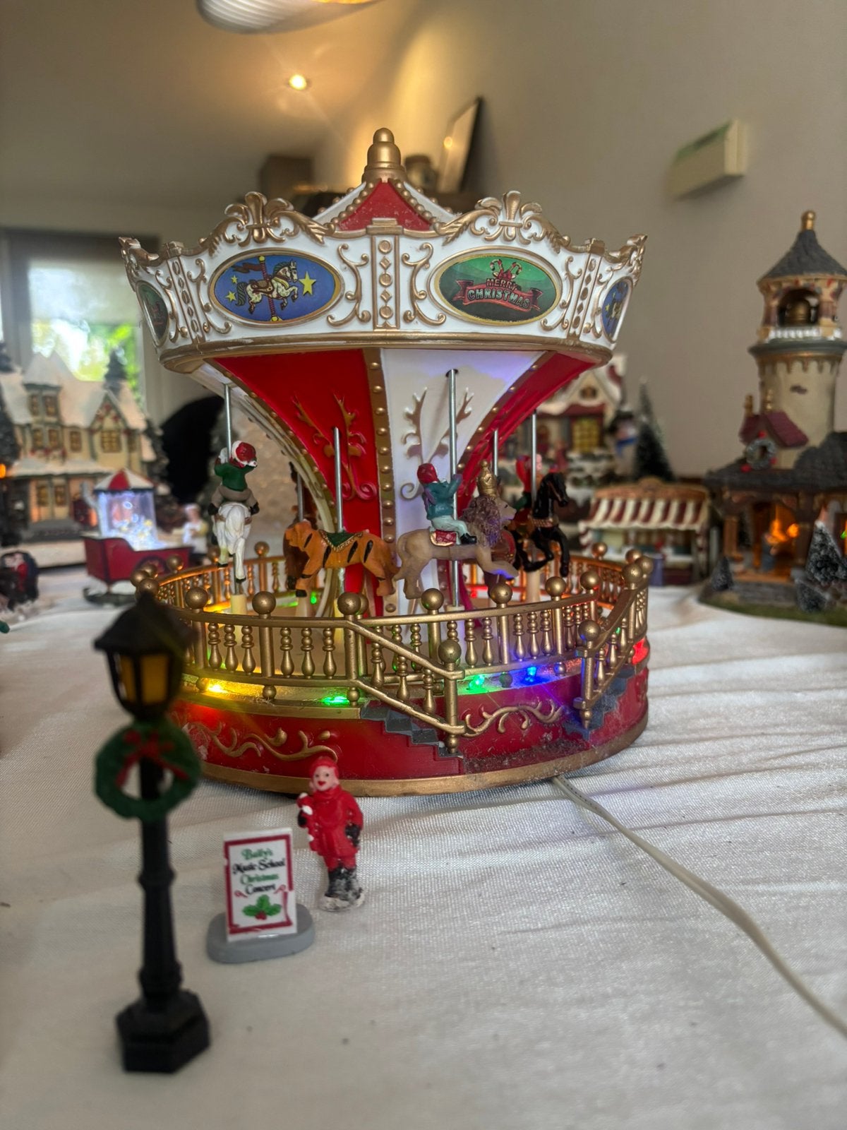 Compleet kerstdorp, Ophalen, Gebruikt