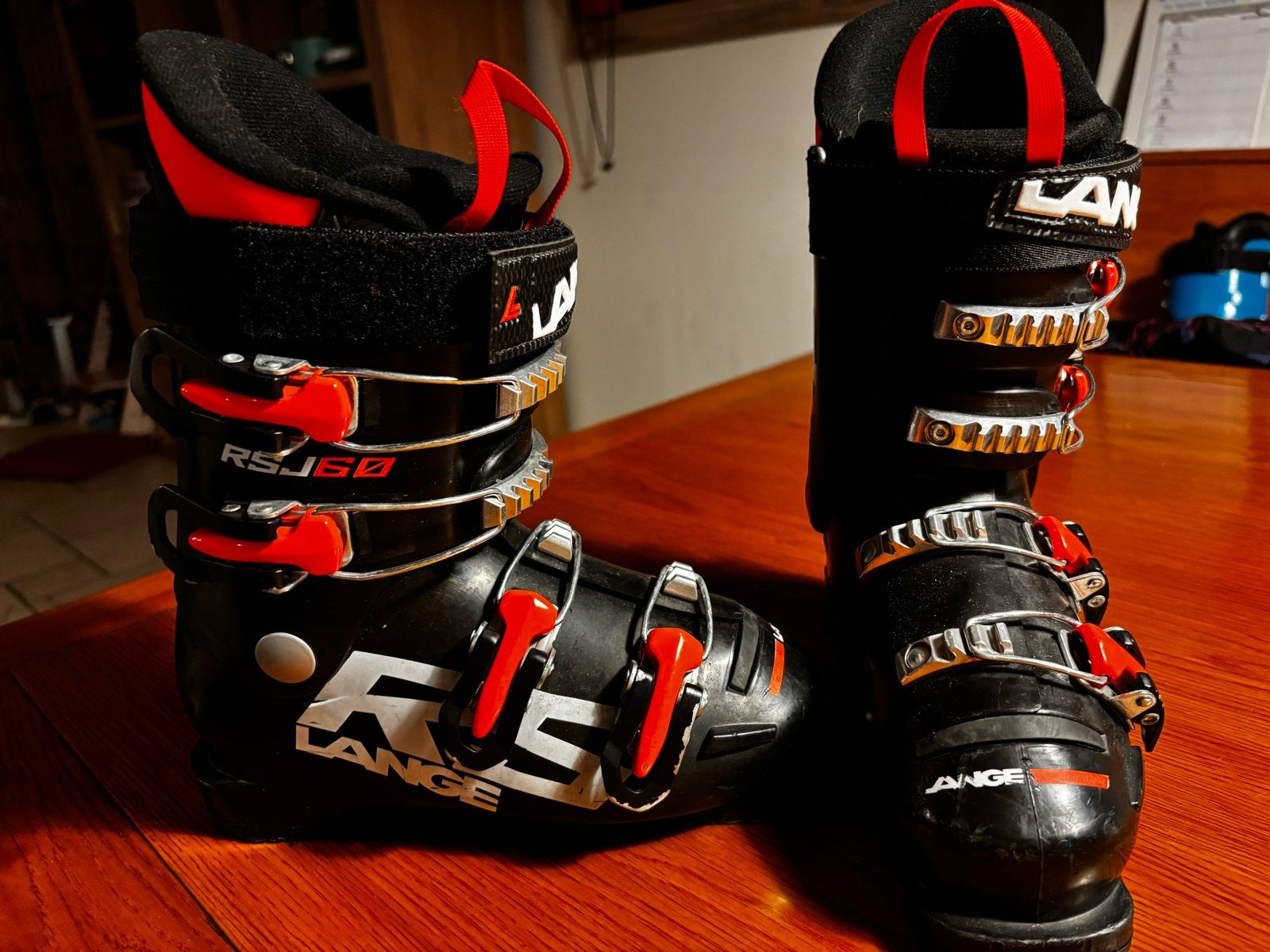 Lange RSJ 60 skischoenen maat 20,5 (schoenmaat 32-33), Sport en Fitness, Overige merken, Gebruikt, Schoenen, Ophalen of Verzenden