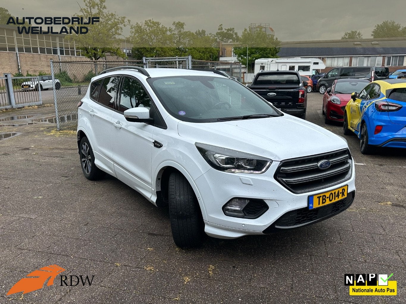Ford Kuga 1.5 EcoBoost ST Line Trekhaak 1800kg I ST-line I P, Auto's, Ford, 4 cilinders, Wit, Origineel Nederlands, Bedrijf