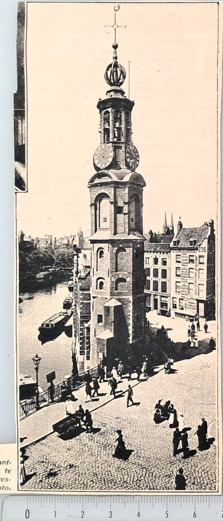 Amsterdam 1931: Munttoren met het klokkenspel, Verzenden, Voor 1940, Gebruikt, Gebouw