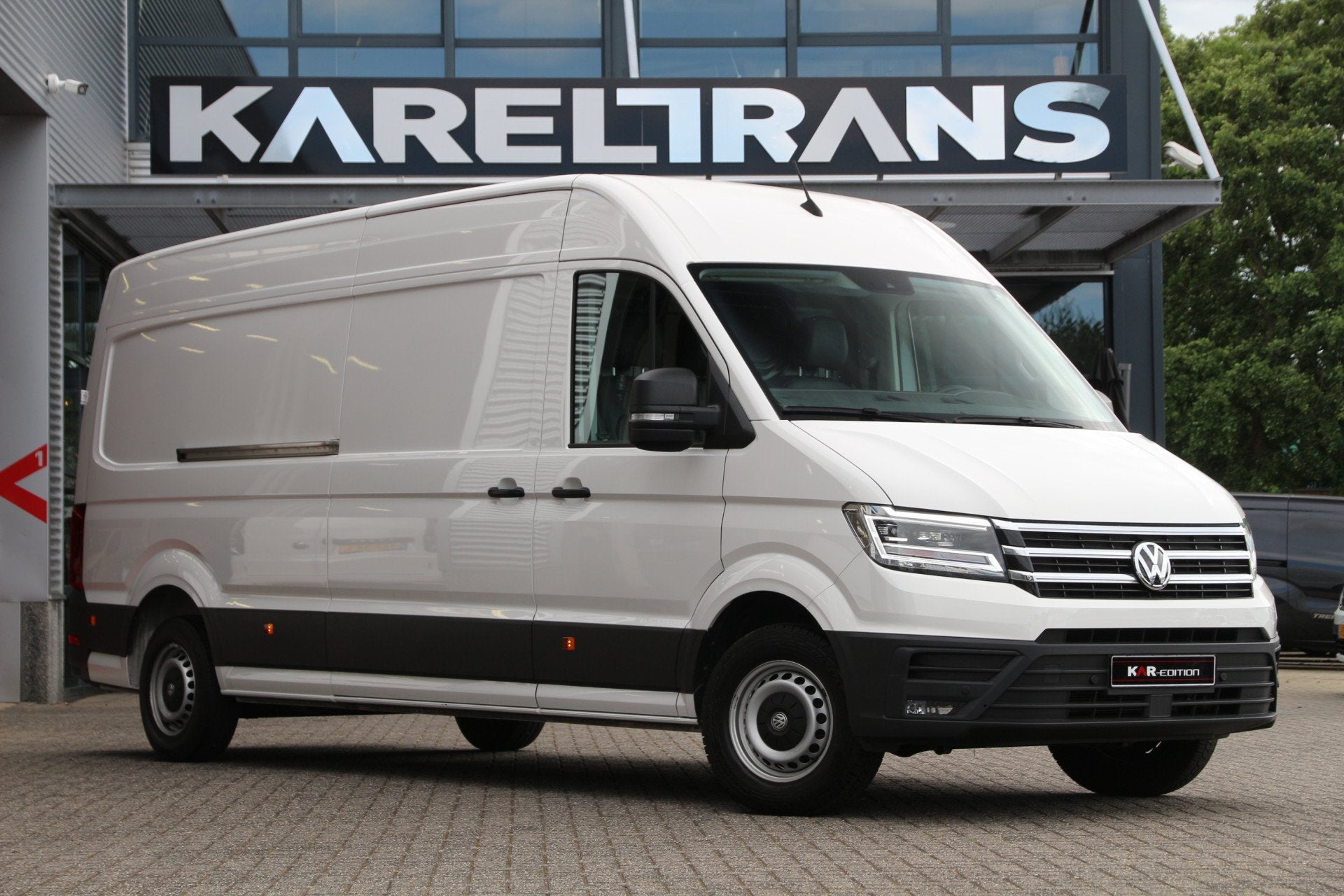 Volkswagen Crafter 2.0 TDI 177 | Aut. | L4H3/L3H2 | LED | Tr, Stof, Gebruikt, 4 cilinders, Verwarmde buitenspiegels
