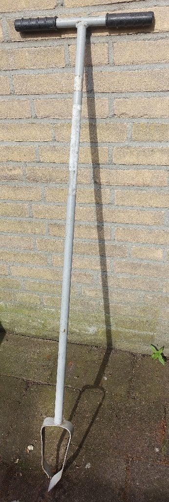 TK: Grondboor van verzinkt staal voor gaten van 10 cm, Ophalen, Gebruikt, Grondboor, Gamma