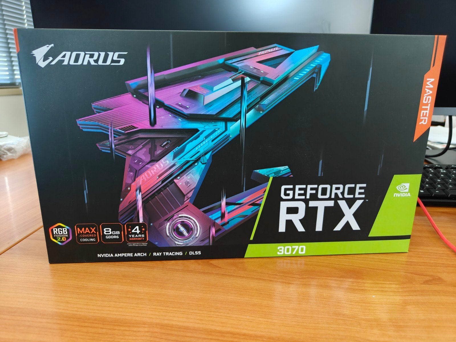 NVIDIA GeForce RTX 3070 AORUS 8GB Videokaart, Computers en Software, Videokaarten, GDDR6, PCI-Express 4, Ophalen of Verzenden