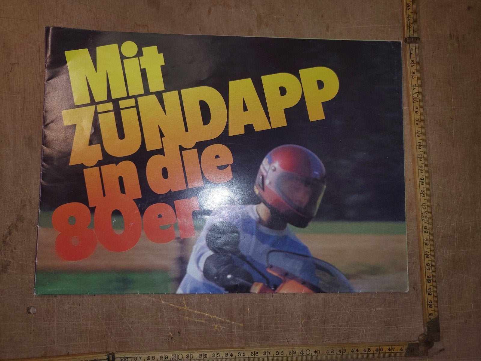 Zündapp Brochure  in die 80er, Ophalen of Verzenden, Zo goed als nieuw