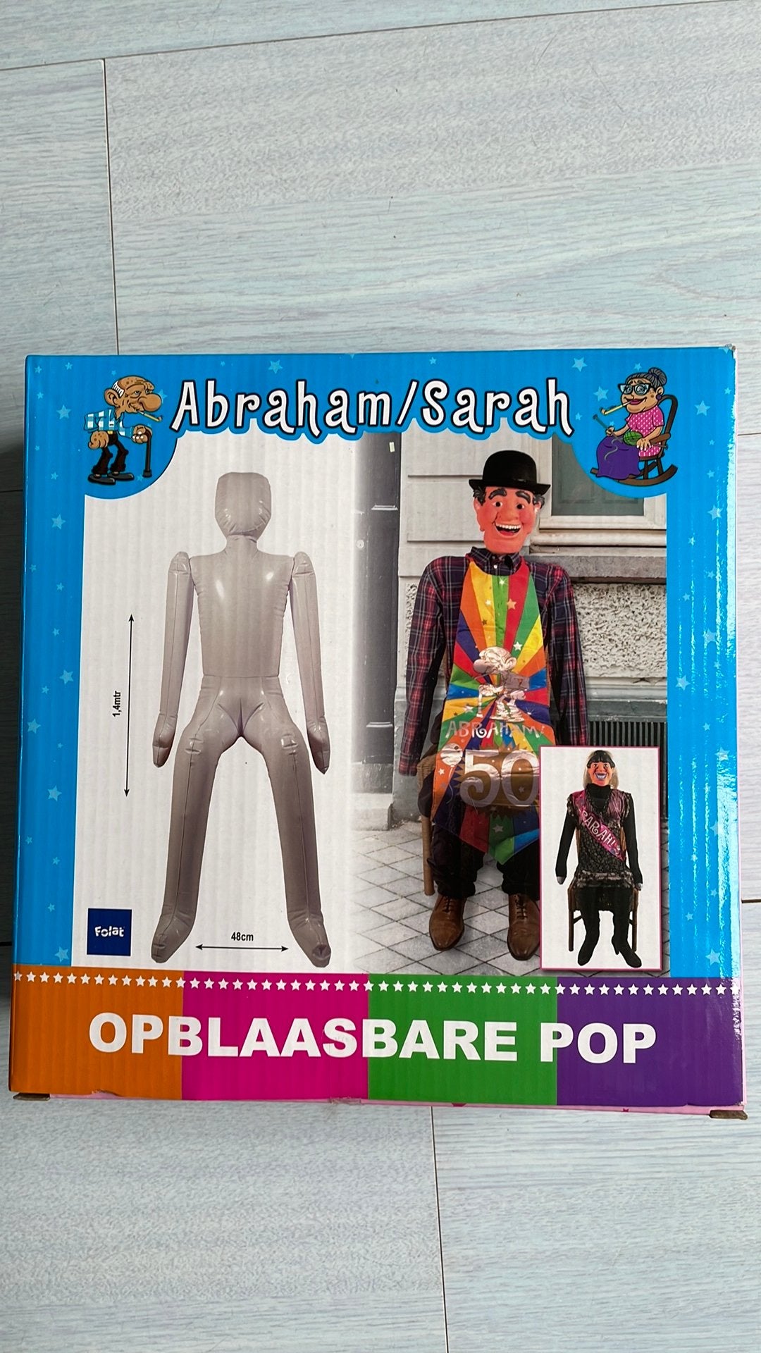 Opblaasbare sarah abraham pop, Ophalen of Verzenden, Zo goed als nieuw