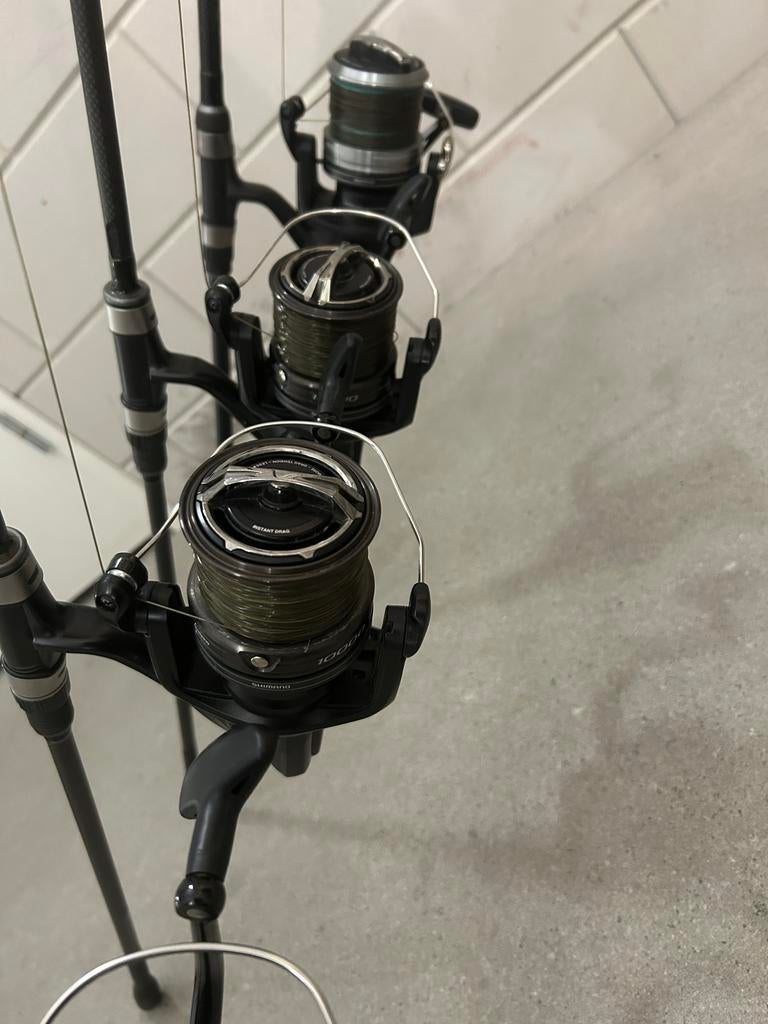 Shimano 10000 Molens - Set van 4, Watersport en Boten, Ophalen of Verzenden, Zo goed als nieuw, Molen