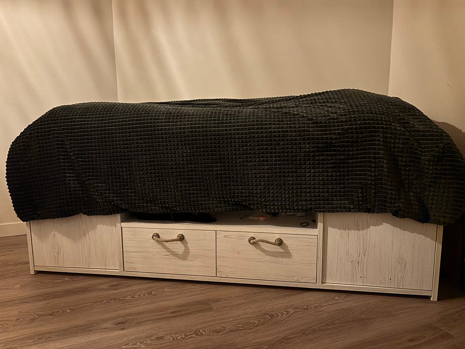 Wit bed - Kajuitbed Leen Bakker, Ophalen, Eenpersoons, Wit, Zo goed als nieuw