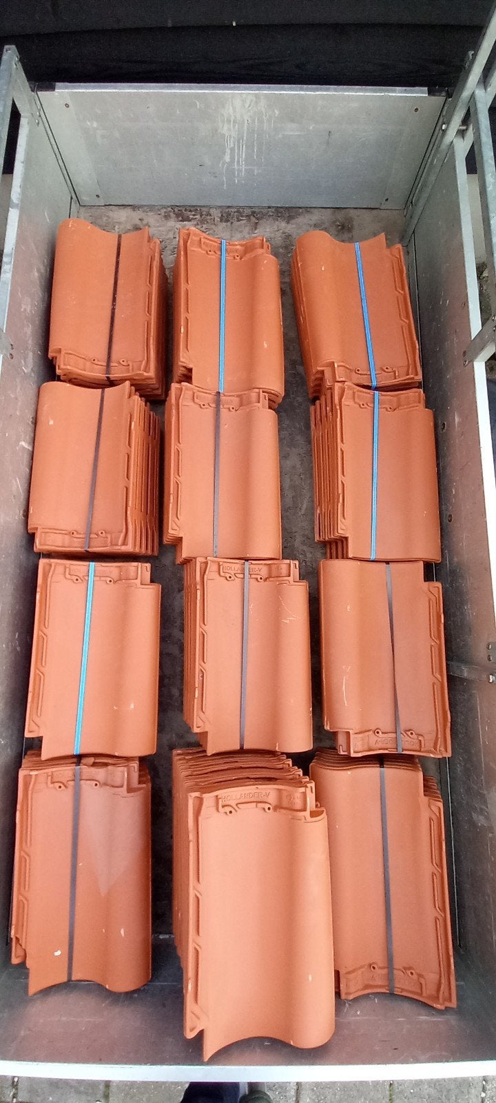monier 6 made in holland de nieuwe hollander v rood ca. 5m2, Doe-het-zelf en Verbouw, Ophalen, Steen of Klei, Nieuw, 5 tot 10 m²