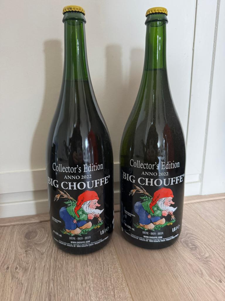 2x Big Chouffe - 2022, Ophalen, Zo goed als nieuw, Flesje(s), Overige merken