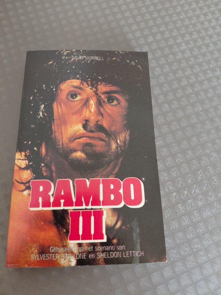 Boek Rambo III, Boeken, Ophalen of Verzenden, Zo goed als nieuw, David Morrell