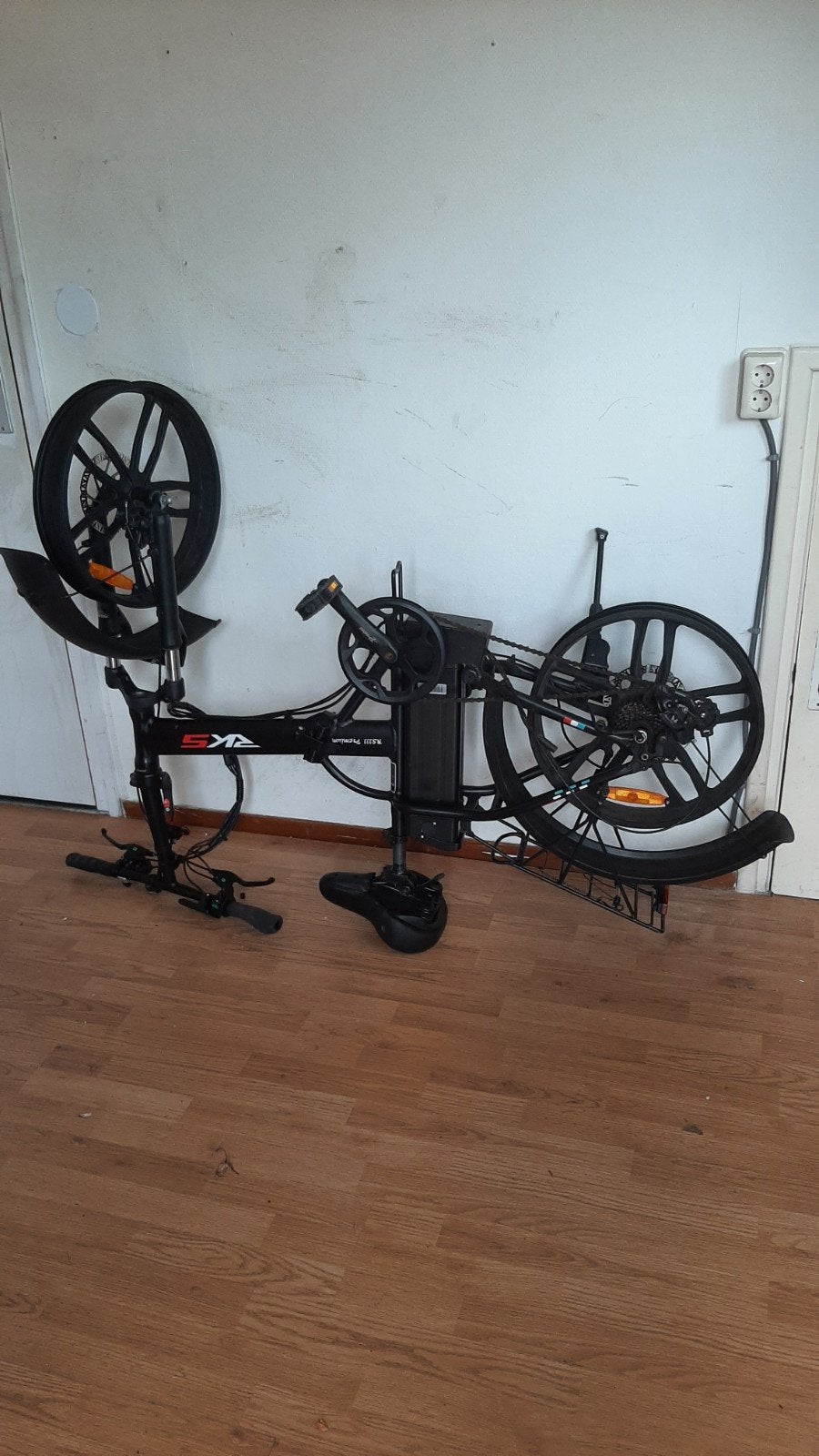 fatbike vouwfiets voor onderdelen (kapotte accu), Ophalen, Fatbike ape rider, Opvouwbaar, 80 kg of meer