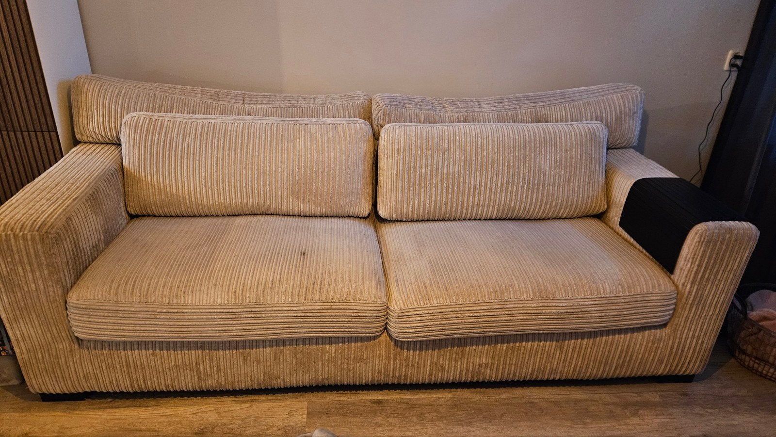 GRATIS Goossens Loungebank - Heerlijk ruim en Stevig, Ophalen, Gebruikt, Loungebank, Modern, Driepersoons