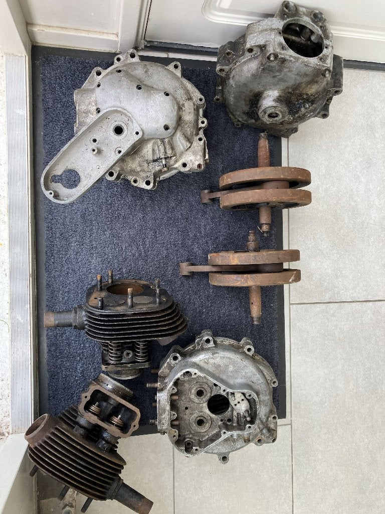 Norton onderdelen o.a. 16H, Ophalen, Gebruikt