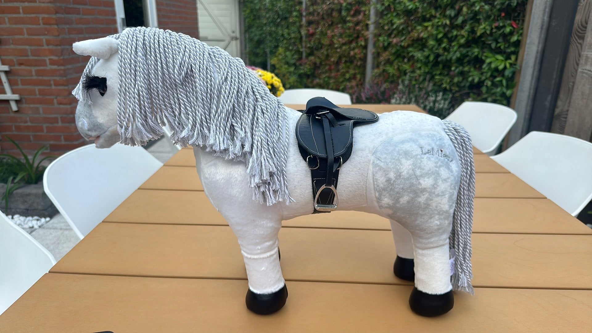 Le mieux toy pony springzadel en springsingel, Dieren en Toebehoren, Ophalen of Verzenden, Zo goed als nieuw, Springen
