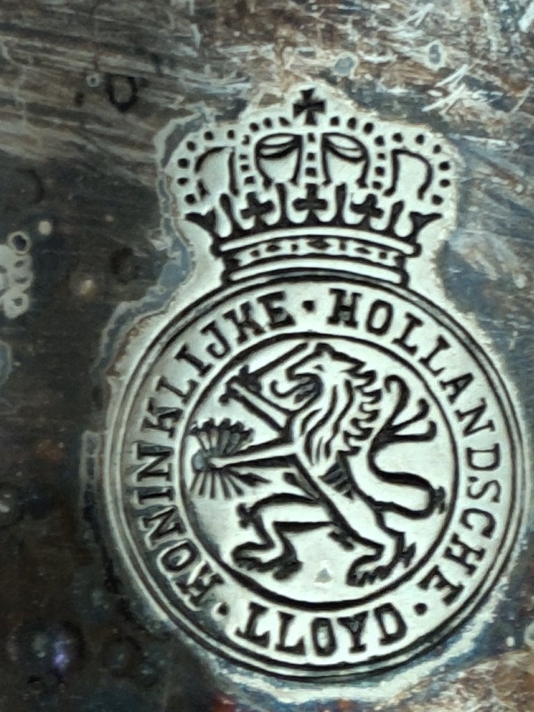 verzilverd servies Koninklijke  Hollandsche LLoyd, Ophalen of Verzenden