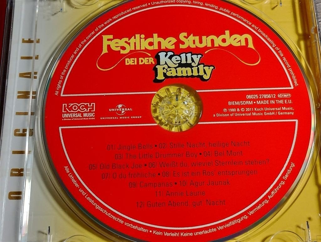 The Kelly Family ‎- Festliche Stunden Bei Der Kelly Family, Ophalen of Verzenden, Zo goed als nieuw